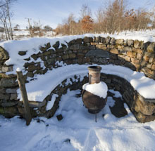 Crookwath Barn: Chiminea