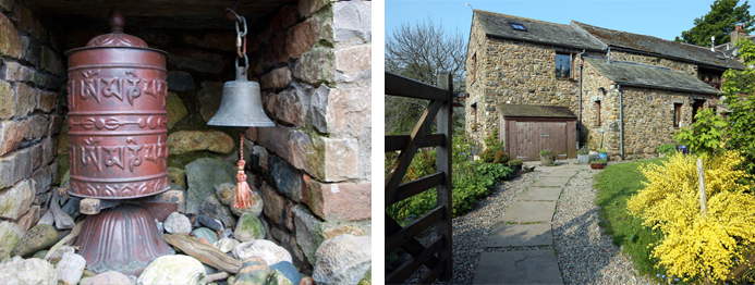 Crookwath Cottage: Bedroom and outside view